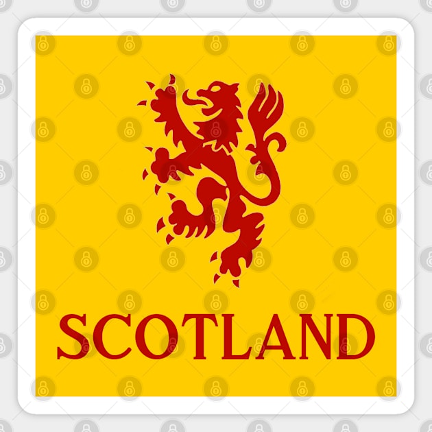 Scotland Red Magnet by VRedBaller